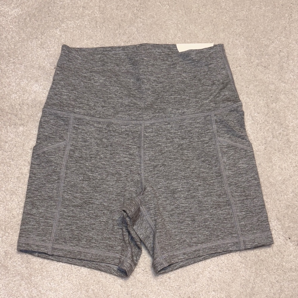 Heather Gray Women's Bike Shorts
